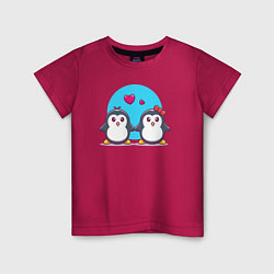 Детская футболка Penguins love