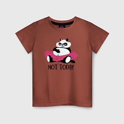 Детская футболка Ленивая панда