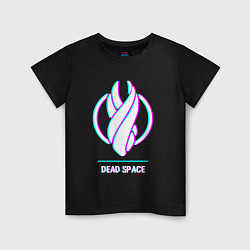 Детская футболка Dead Space в стиле glitch и баги графики