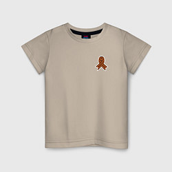 Детская футболка Завязанная Георгиевская ленточка