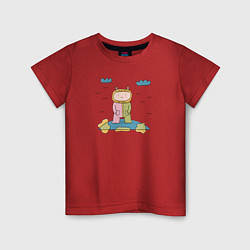 Детская футболка Космонавт доброта