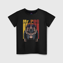 Детская футболка Mr pug