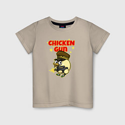 Детская футболка Chicken Gun - игра