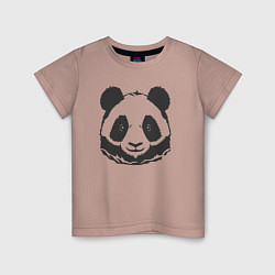 Детская футболка Панда бамбуковый медведь