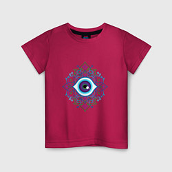 Детская футболка Магический глаз и орнамент