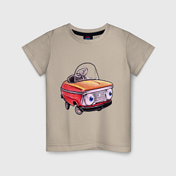 Детская футболка Машинка москвич