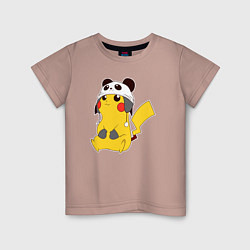 Детская футболка Pika panda