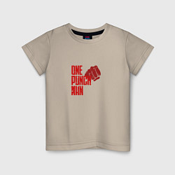 Детская футболка Человек одного удара лого