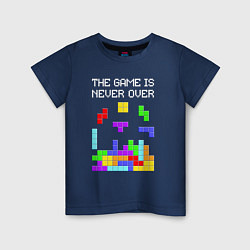 Детская футболка Tetris - the game is never over