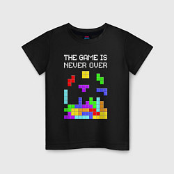 Детская футболка Tetris - the game is never over