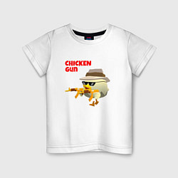 Детская футболка Цыпленок с автоматами