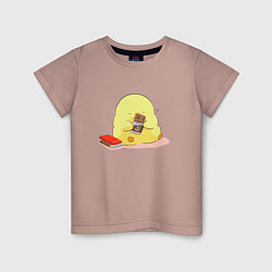Детская футболка Птенец и шоколад
