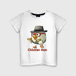 Детская футболка Чикен ган - курочка в шляпе