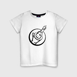 Детская футболка Чикен ган - вектор лого
