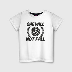 Детская футболка She will not fall
