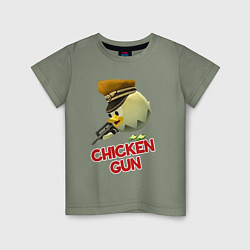 Детская футболка Chicken Gun logo