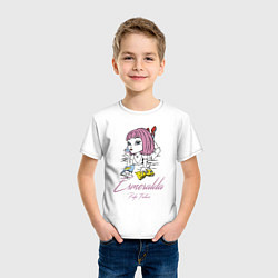 Футболка хлопковая детская Esmeralda - pulp fiction, цвет: белый — фото 2