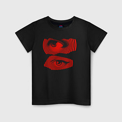Детская футболка Red eyes are an illusion