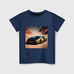 Детская футболка Lamborghini Aventador