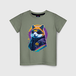 Детская футболка Крипто хомяк