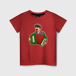 Детская футболка Ленин на баяне