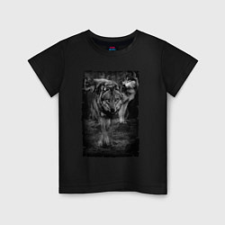Детская футболка Стая волков