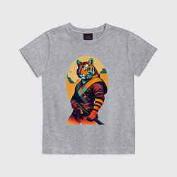 Детская футболка Tiger samurai - neural network