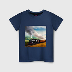 Детская футболка Ретро поезд