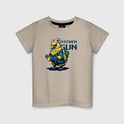 Детская футболка Chicken Gun рэмбо