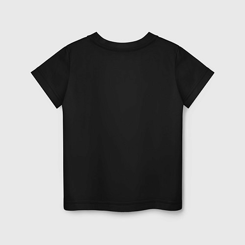 Детская футболка Cool fox - cyberpunk - neural network / Черный – фото 2