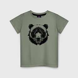 Детская футболка Чернильный медведь