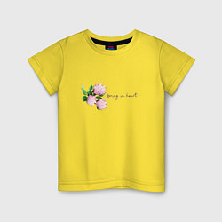 Детская футболка Весна в сердце