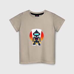 Детская футболка Ретро робот-андроид