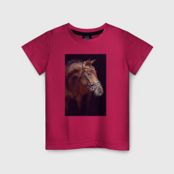 Детская футболка Лошадь во всей красе
