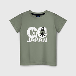 Детская футболка Go Japan - motto