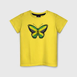 Детская футболка Ямайка бабочка