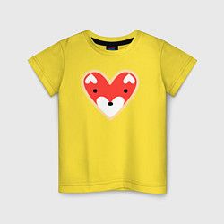 Детская футболка Люблю лисиц