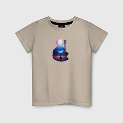 Детская футболка Силуэт Шинобу Кочо и светящаяся бабочка
