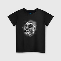 Детская футболка Космонавт и звезды