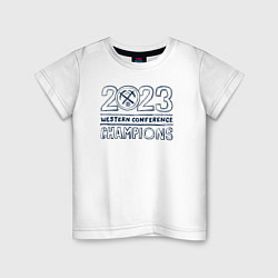 Детская футболка 2023 Denver Nuggets