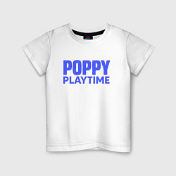 Детская футболка Поппи Плэйтайм лого