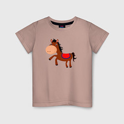 Детская футболка Добрейшая лошадка