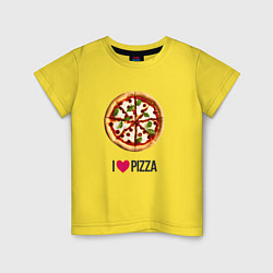 Детская футболка Я люблю пиццу