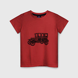 Футболка хлопковая детская Ford Model T, цвет: красный