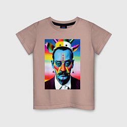 Детская футболка Salvador Dali - pop art - neural network
