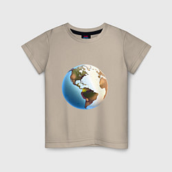 Детская футболка Глобус мира