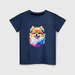 Детская футболка Собачка цветная милая
