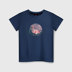 Детская футболка Розовая птица