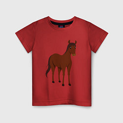 Детская футболка Прекрасная лошадка