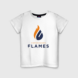 Детская футболка Copenhagen Flames лого